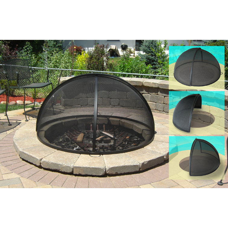 Master Flame Stainless Steel Round Fire Pit Spark Screen Wayfair